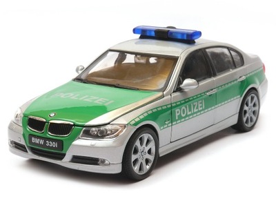 BMW 330i polizei 1:24 Welly policja