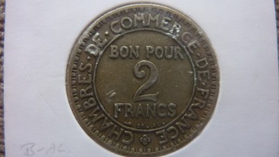 2 FRANKI 1923 - FRANCJA