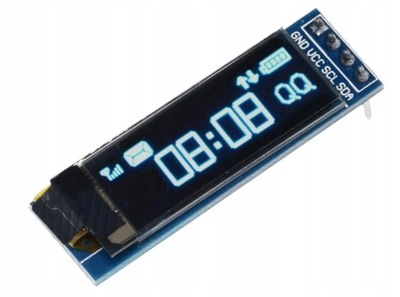 Moduł wyświetlacz LCD OLED 0,91'' I2C 3-5V SSD1306