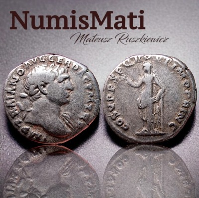 NumisMATI T10 Denar Trajan 98-117 srebro, 3.12g/22mm