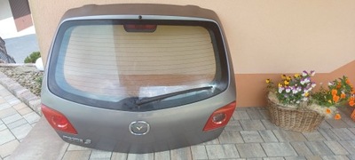 TAPA DE MALETERO PARTE TRASERA MAZDA 3 3 VENTANAS 03-09 HATCHBACK COMPUESTA  