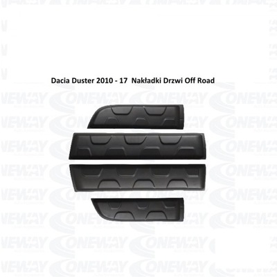 DACIA DUSTER 2010-17 BRIDAS DE PUERTA APAGADO ROAD  