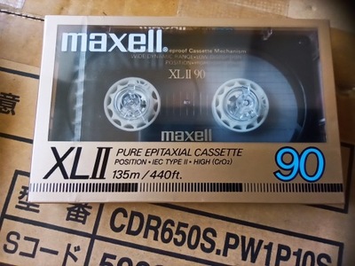 Maxell XL II 90 1986r. NOWA 1szt