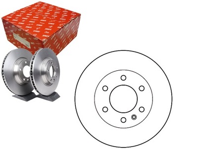 Тормозные диски тормозные 2szt mercedes перед sprinter 06- фото №1