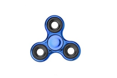 SZAFIROWY SPINNER METALIC FIDGET SPINNER