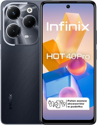 Smartfon INFINIX Hot 40 Pro 8/256GB Czarny