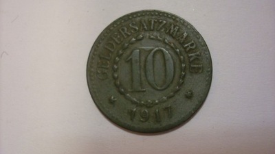 Moneta 1917 - 10 Pfennig fenigów- Poznań Posen