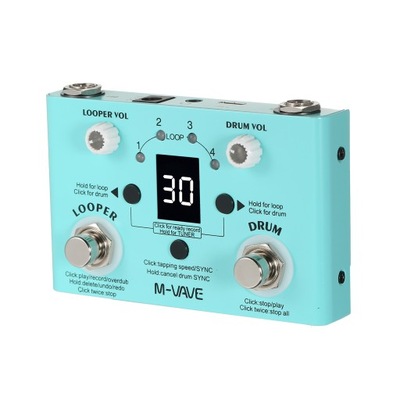 M-VAVE LOST TEMPO Effect Pedal Drum Looper