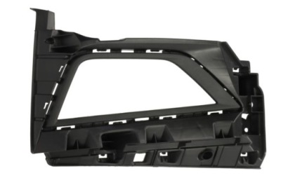 Vw polo vi 17- решётка радиатора рамка противотуманной фары левая фото №1