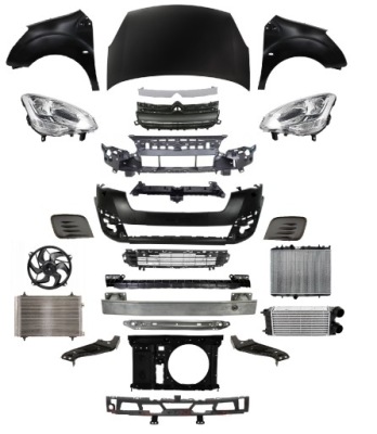 Berlingo 15-18 лампа крила бампер pas капот фото №1