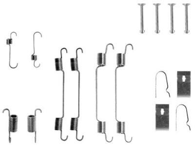 Пружины do колодка ham. suzuki ignis 00- фото №1