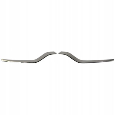 Renault captur 2019-2024 молдинг litwy хром бампера заднего левая + правая фото №1