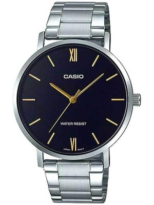 Casio ZEGAREK MĘSKI CASIO MTP-VT01D-1B (zd165f) + BOX