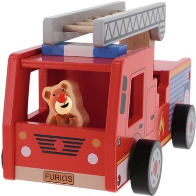 Wóz strażacki Zabawka drewniana Trefl