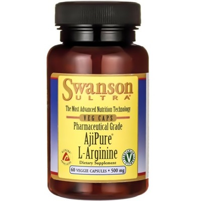 LIBIDO POTENCJA ARGININA 500mg 60k SWANSON AJIPURE