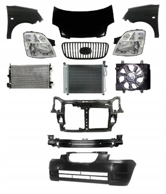 Kia picanto sa 2004-2008 kompletny перед капот фото №1