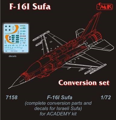 F-16I Sufa Block 52+ Conversion set - CMK 1/72