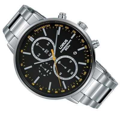 MĘSKI SPORTOWY ZEGAREK LORUS CHRONOGRAF RM355FX9