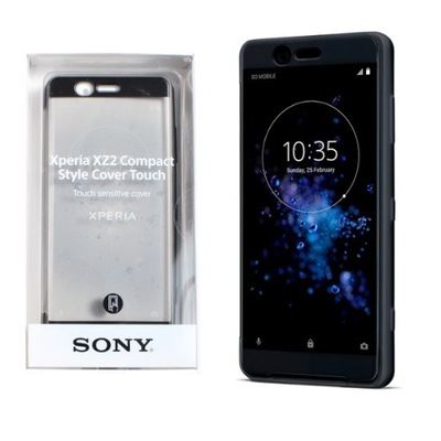 ORYGINALNE ETUI POKROWIEC SONY XPERIA XZ2 COMPACT SCTH50 STYLE COVER TOUCH