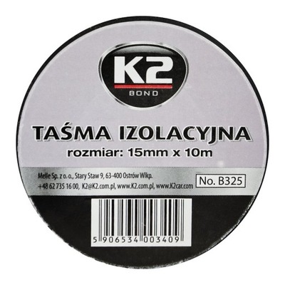 K2 TAŚMA IZOLACYJNA 15MMX10M