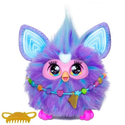 Hasbro Furby Fioletowa interaktywna pluszowa