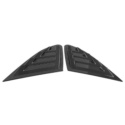 CAR CARBON FIBER REAR WINDOW LOUVER SHUTTER COVER TRIM FOR CHEVROLET~86134