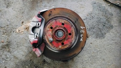 Mercedes ml w163 3.2 v6 поворотный кулак перед левая комплект ступица суппорт фото №1