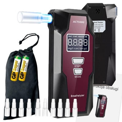 BREATHALYZER ELECTROCHEMICAL USTNIKI KALIBRACJA PRO ORIGINAL SENSOR DIGITAL  