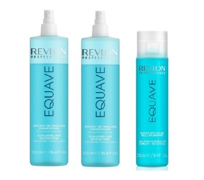 REVLON EQUAVE ODŻYWKA 2X500ML SZAMPON 250 ZESTAW