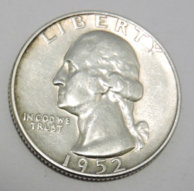 USA quarter 25 cents 1952S Washington