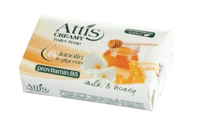 Mydło Attis 100g Milk Honey KOSTKA