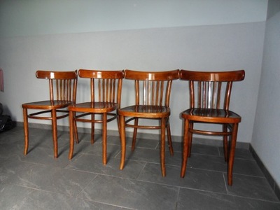 krzesła 4 szt. Thonet, Radom. antyk.