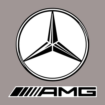 Logo MERCEDES AMG szyld na ścianę do garażu prezent dla męża chłopaka