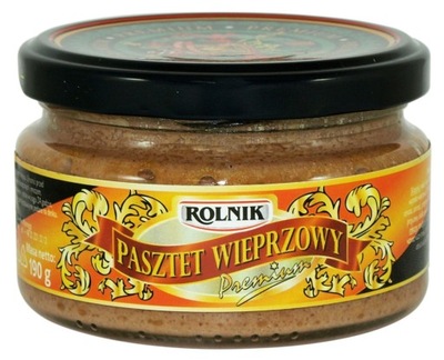 Pasztet wieprzowy Rolnik wiejski w słoiku 250 ml