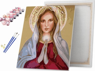 Maryja Panna - Matka Boża - Malowanie po numerach