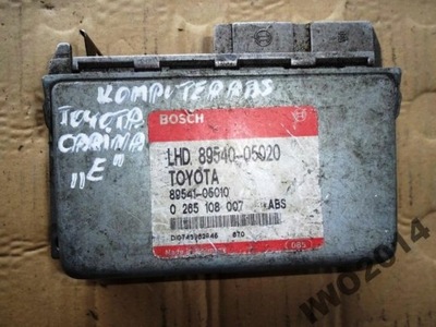 COMPUTADOR UNIDAD DE CONTROL ABS TOYOTA CARINA E 89540-5020  