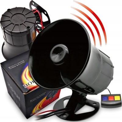 Сирена policja straż tir 3 tonowa клаксон megafon сигнал сигнал сигнальна фото №1