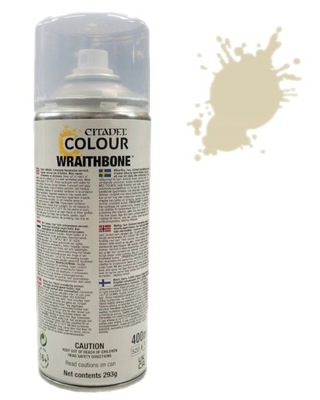 WARHAMMER FARBA CITADEL COLOUR WRAITHBONE SPRAY 400 ML