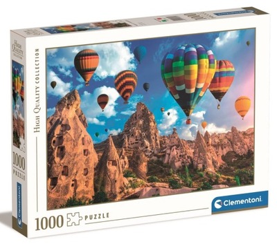 CLEMENTONI Puzzle 1000el HQ Balony w Cappadocia