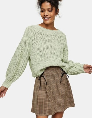 TOPSHOP SWETER DAMSKI ZIELONY KLASYCZNY 36-38 1UFP