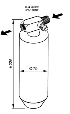 DESHUMECTADOR DE ACONDICIONADOR NRF 33113  