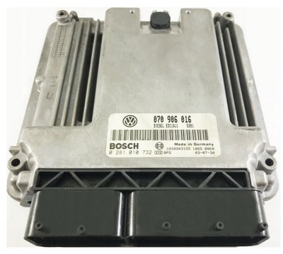 COMPUTADOR ECU VW T5 070906016 0281010732 IMMO APAGADO  