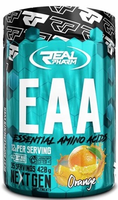 Real Pharm EAA Amino 420g Aminokwasy Owoce Leśne