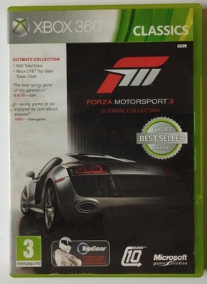 Forza Motorsport 3 ultimate collection X360
