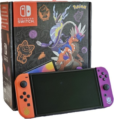 ZADBANA KONSOLA NINTENDO SWITCH OLED POKEMON SCARLET & VIOLET EDITION
