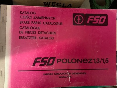 KATALOG ЗАПЧАСТИ FSO POLONEZ 1,3 1,5 фото