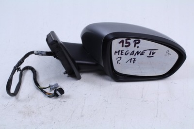 Зеркало правое 15 pin renault megane iv 4 17r. фото №1