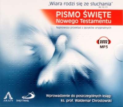PISMO ŚWIĘTE Nowego Testamentu - AUDIOBOOK MP3 (2x CD)