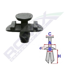 ПУКЛЯ МОЛДИНГИ ПЛАСТИК ПАНЕЛИ VW AUDI SEAT X5SZT 