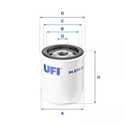 UFI 24.370.00 ФИЛЬТР ТОПЛИВА